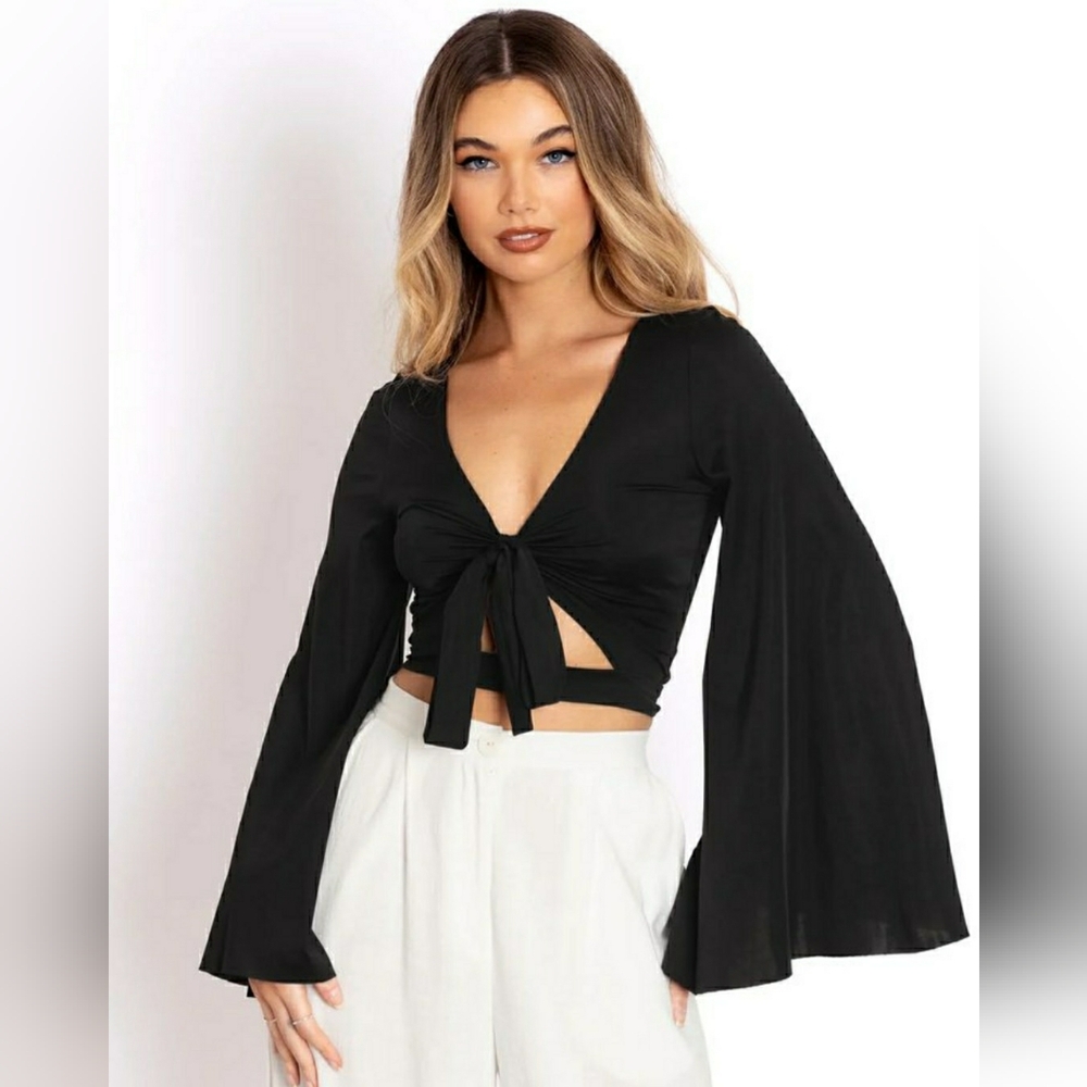Blackmilk Sleek Long Sleeve Rio Top